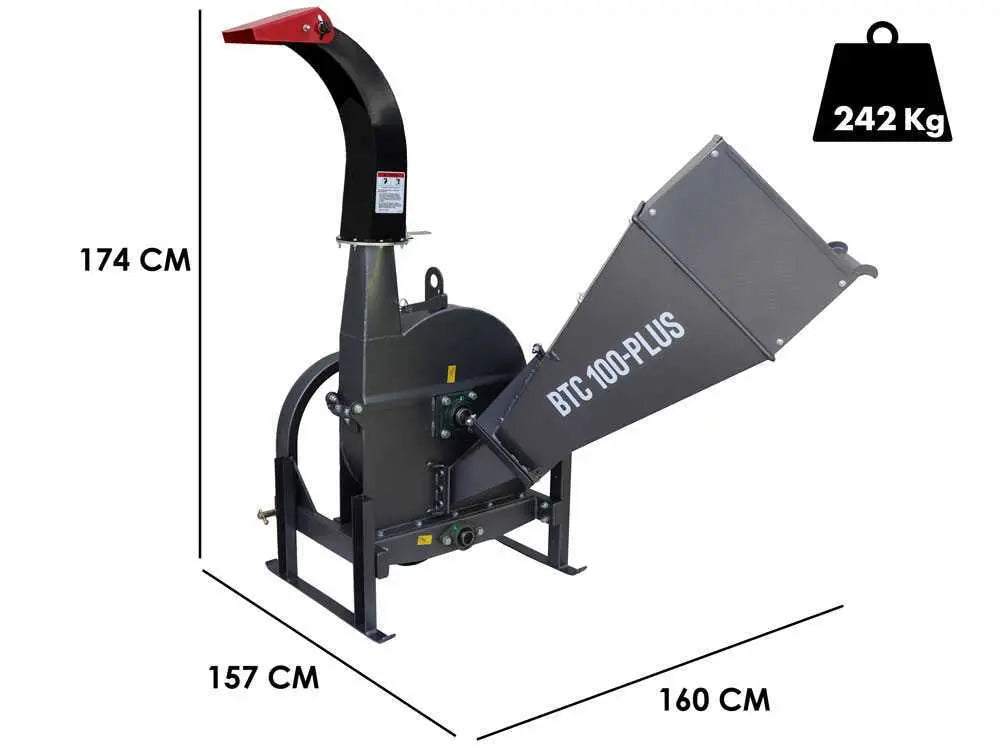 Broyeur à tracteur Blackstone BTC 100-PLUS - transmission par courroie - Neuf EXPANSION MACHINES