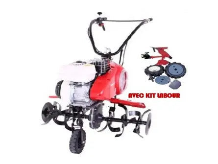 MOTOCULTEUR PUBERT QUATRO JUNIOR 60H AVEC KIT LABOUR EXPANSION MACHINES