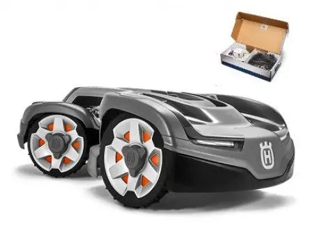 ROBOT AUTOMOWER HUSQVARNA AM 435 X AWD 4 ROUES MOTRICES AVEC KIT D&#8217;INSTALLATION M EXPANSION MACHINES